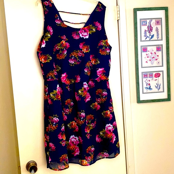 ❤️NWOT Women’s 2X Indulge floral knee length summer dress. - Picture 2 of 6